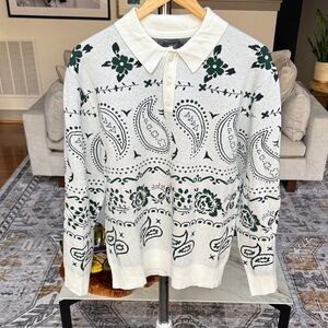 Kith Paisley Sweater Polo